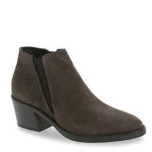 Aquatalia Lillian Brush Oil Suede‎ Ankle Booties 6.5